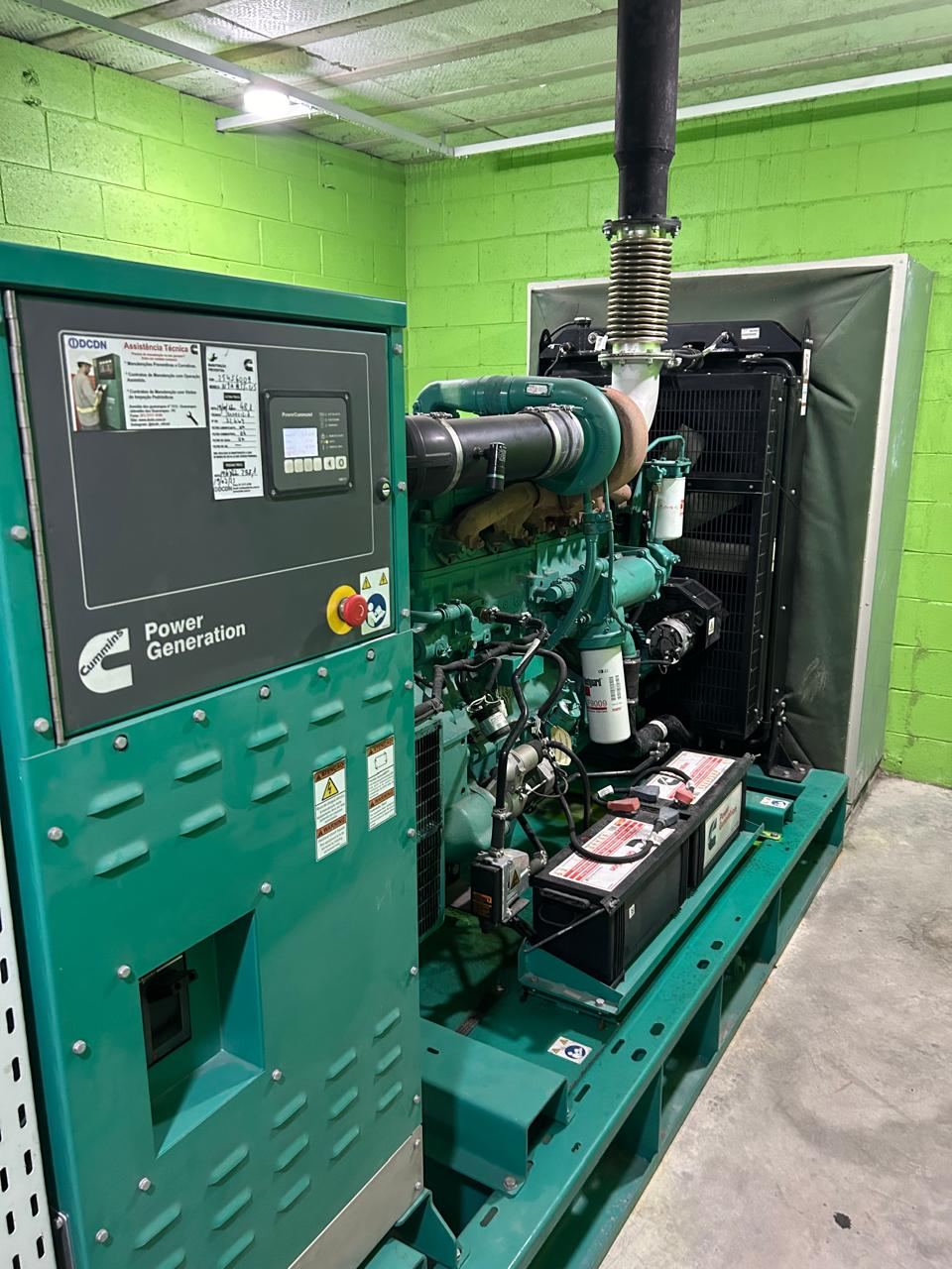Manutenção de gerador a diesel WF Engenharia